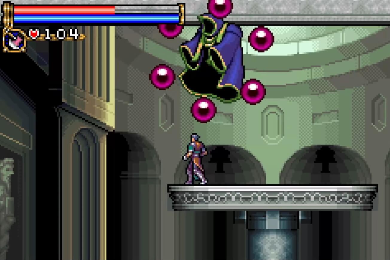 Castlevania Circle of the Moon - геймплей игры Game Boy Advance